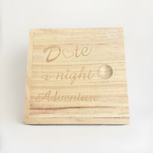Date Night Adventure Scratch Off Date Nights Cards in Wooden Box